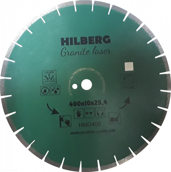Алмазный диск Hilberg Granite Laser O400 мм