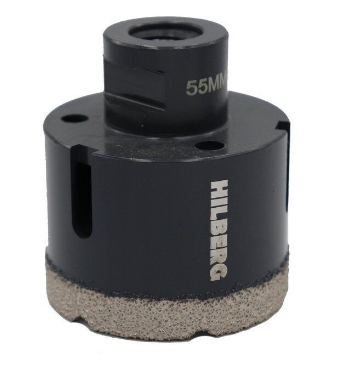 Алмазная коронка Hilberg Super Hard 6T 55 мм