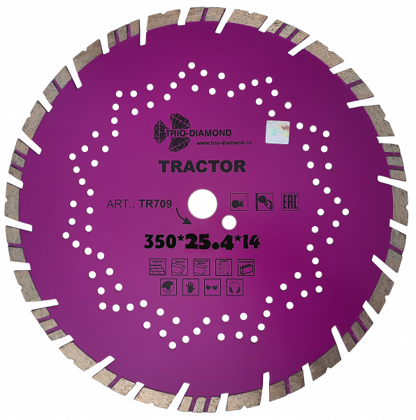 Алмазный диск Trio Diamond Tractor 350 мм
