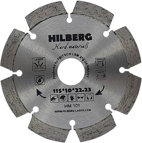 Алмазный диск Hilberg Hard Materials Laser 115 мм