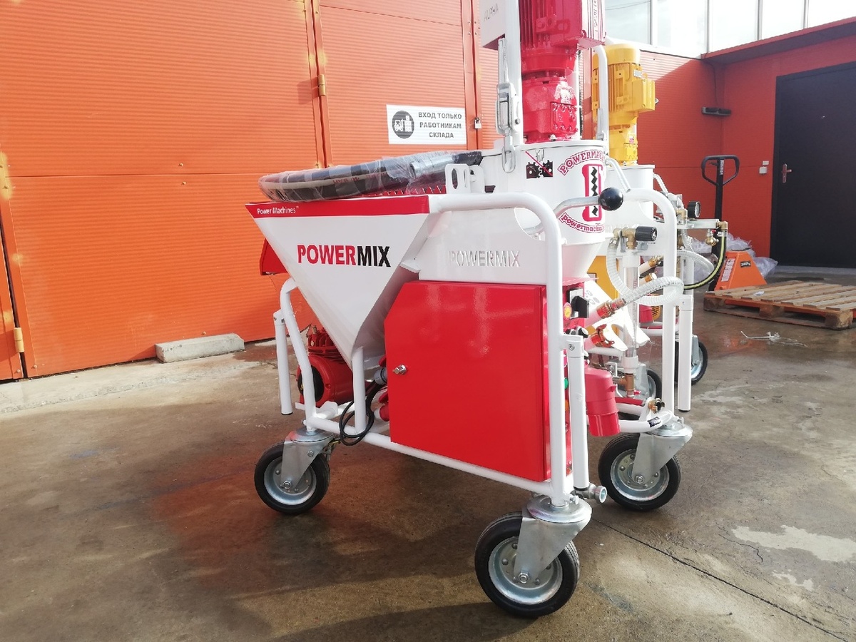 Штукатурная станция PowerMix Alfa 380v 