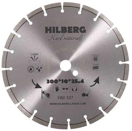 Алмазный диск Hilberg Hard Materials Laser O300 мм