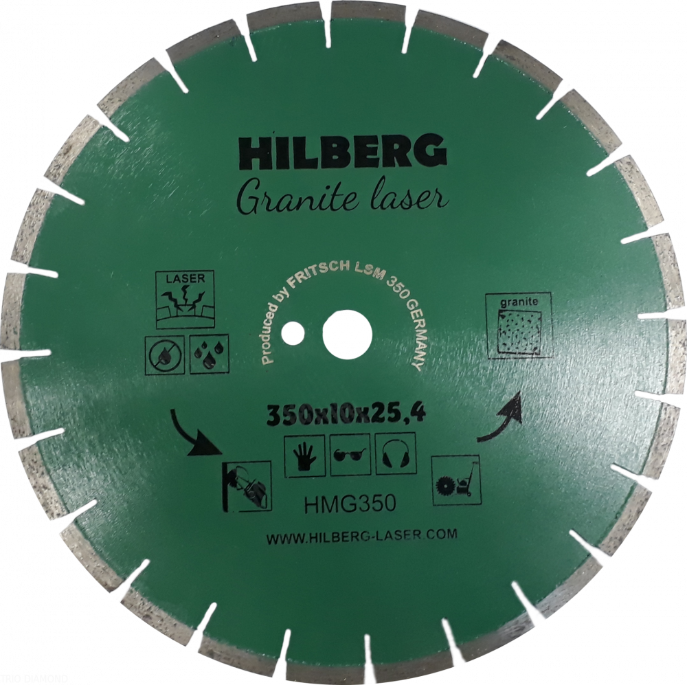 Алмазный диск Hilberg Granite Laser O350 мм